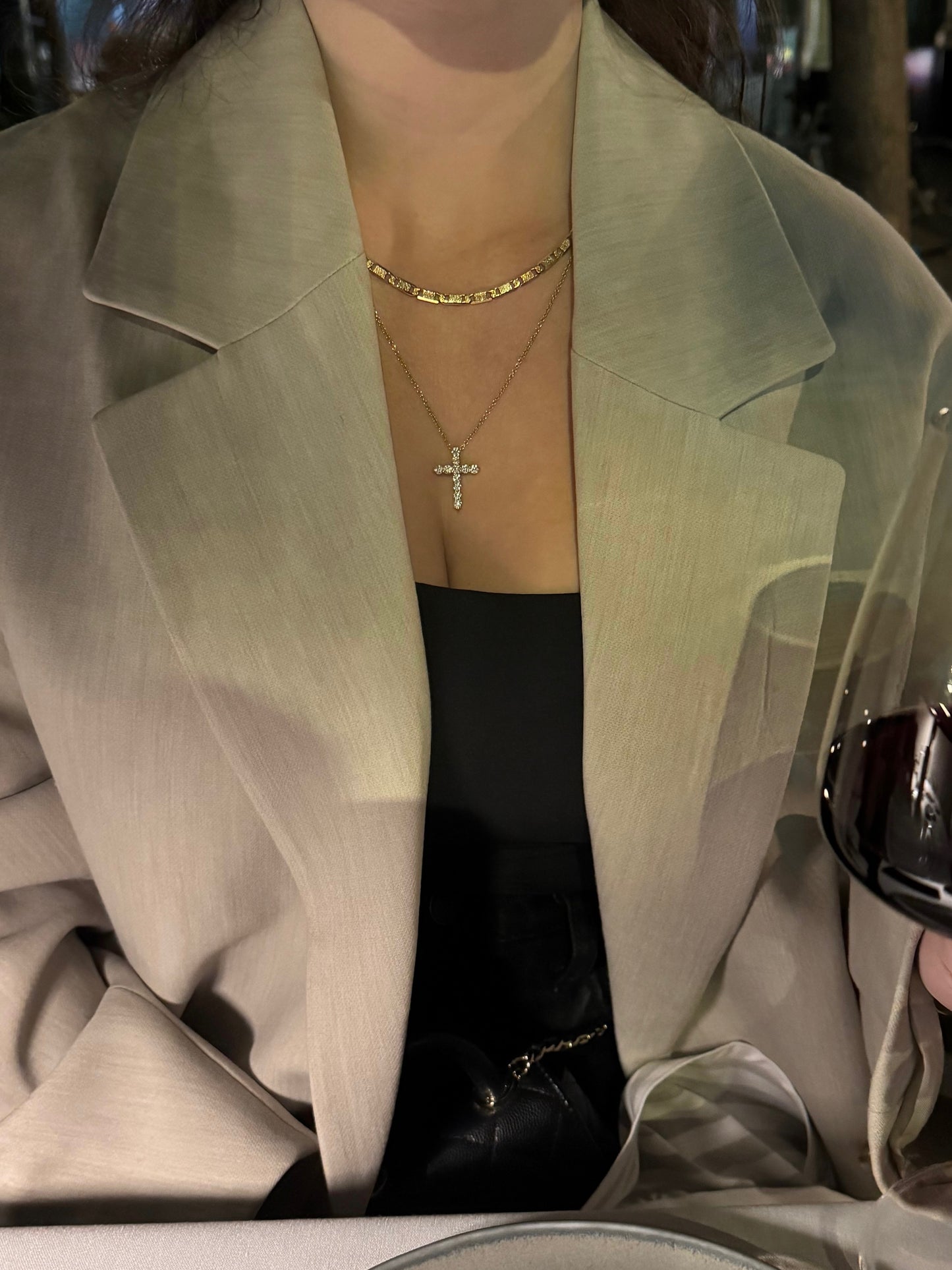 Diamond Cross Pendant
