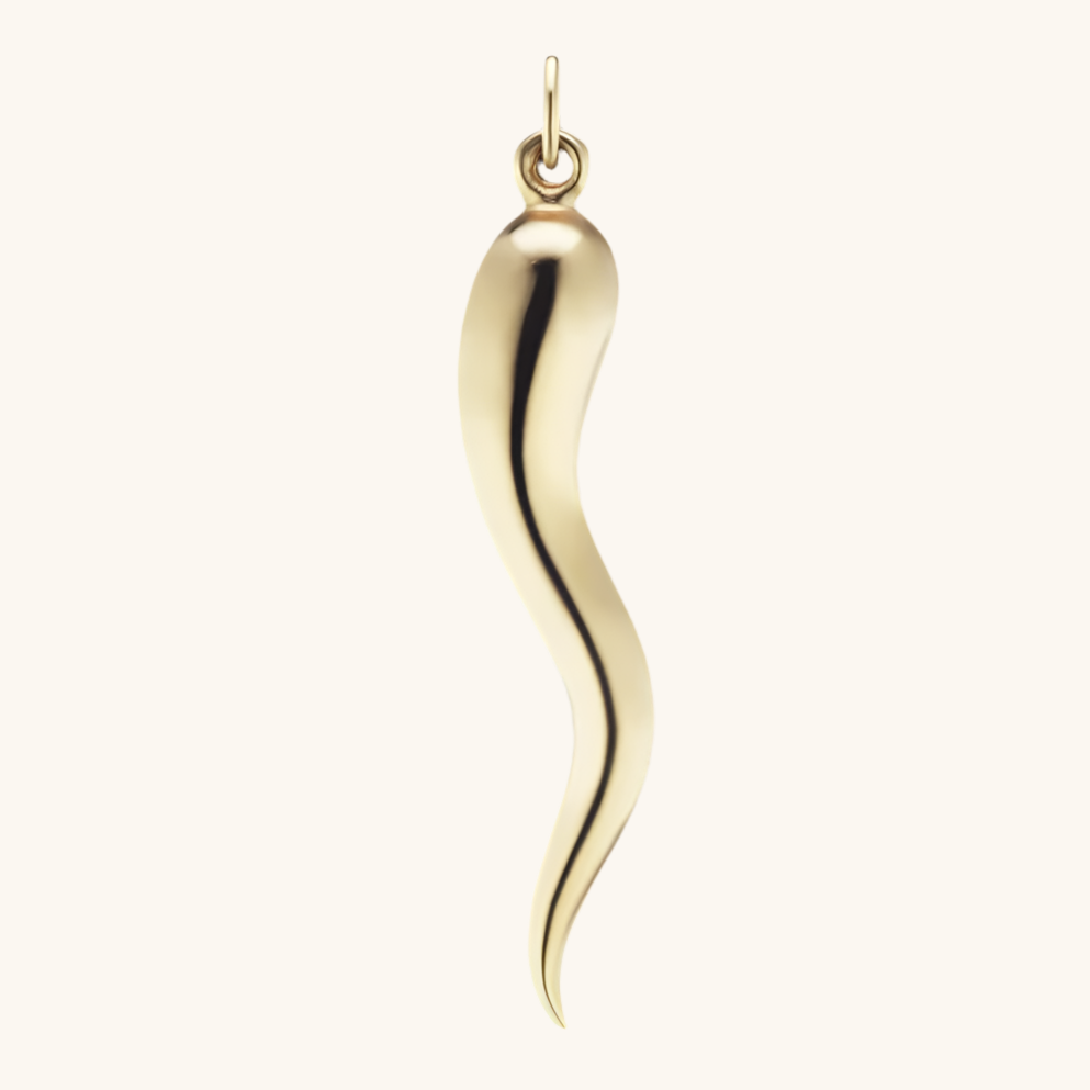 Lucia Italian Cornicello Charm