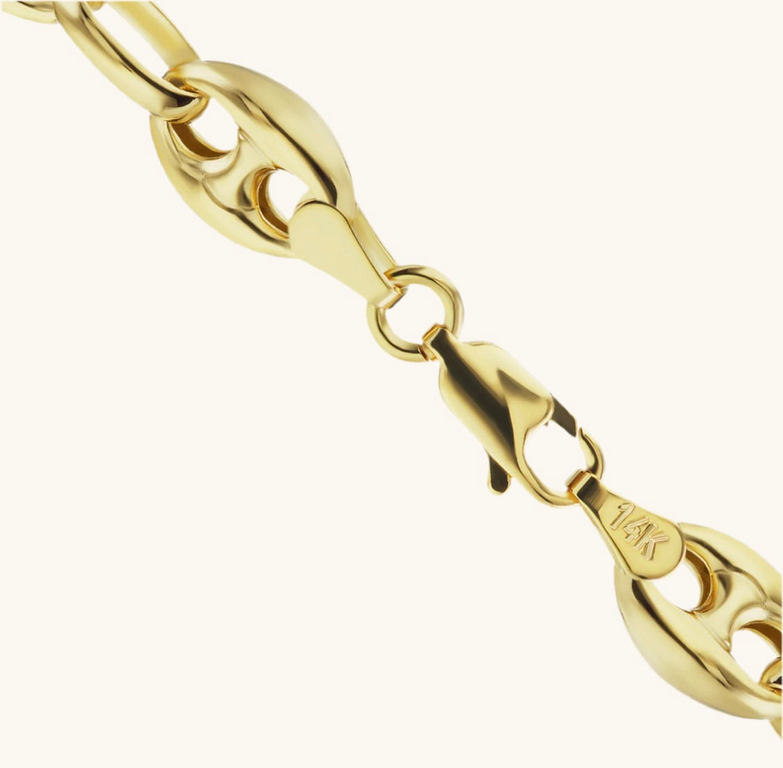 Saint Nicholas Puffed Mariner Bracelet