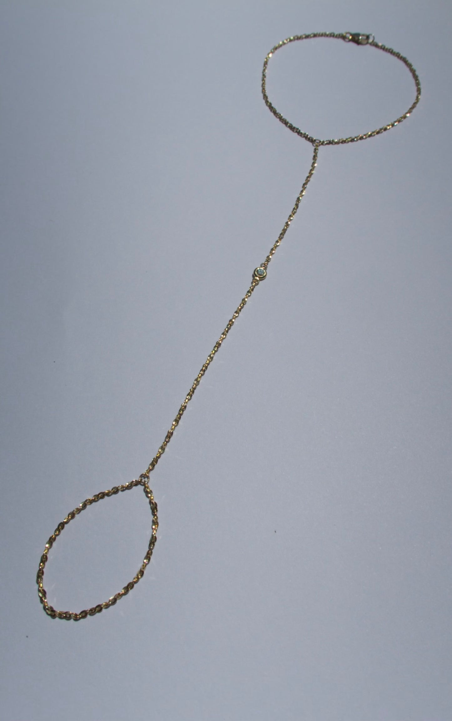 Yara Diamond Bezel HandChain