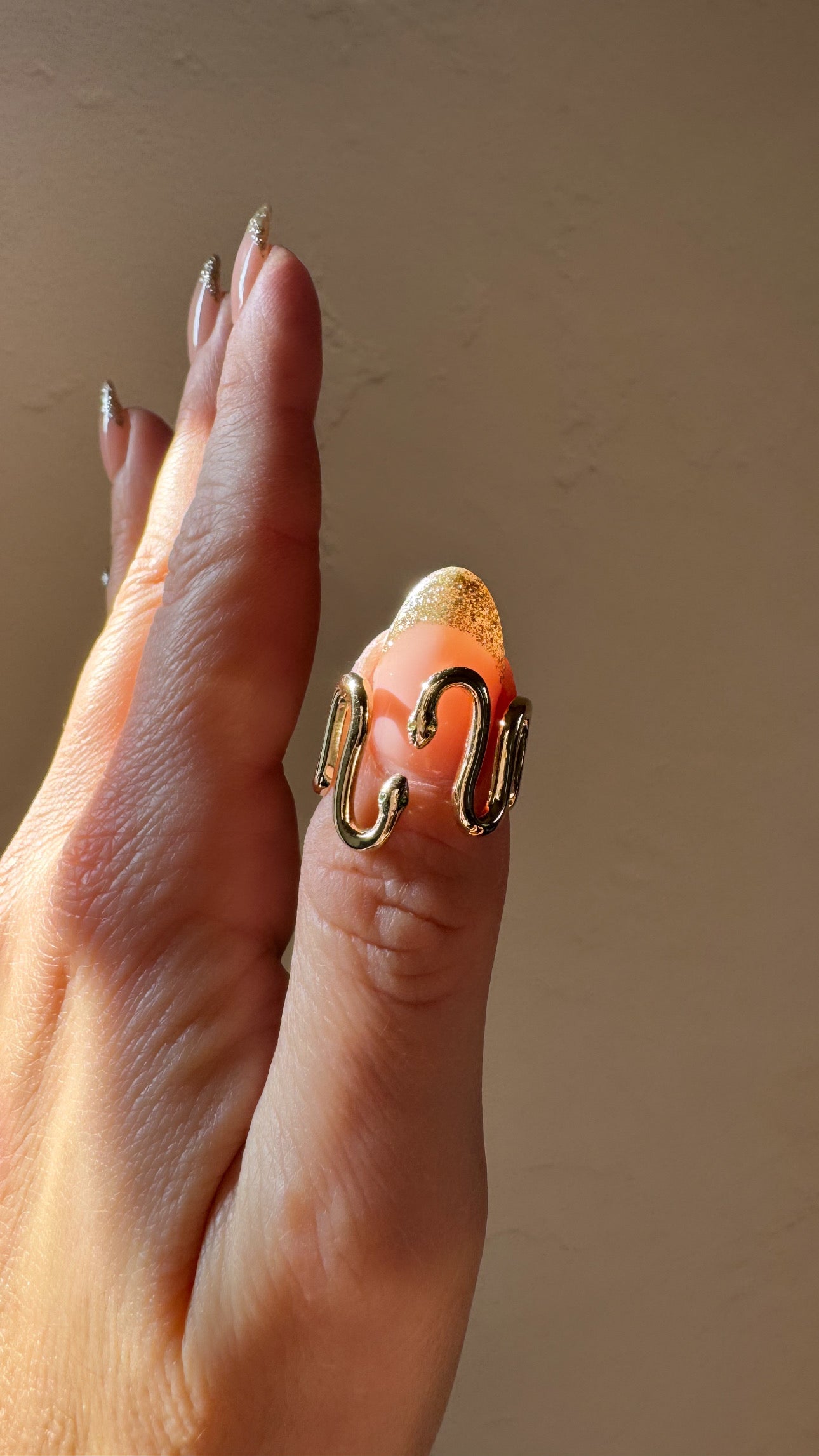 Nadia Tsavorite Snake Ring