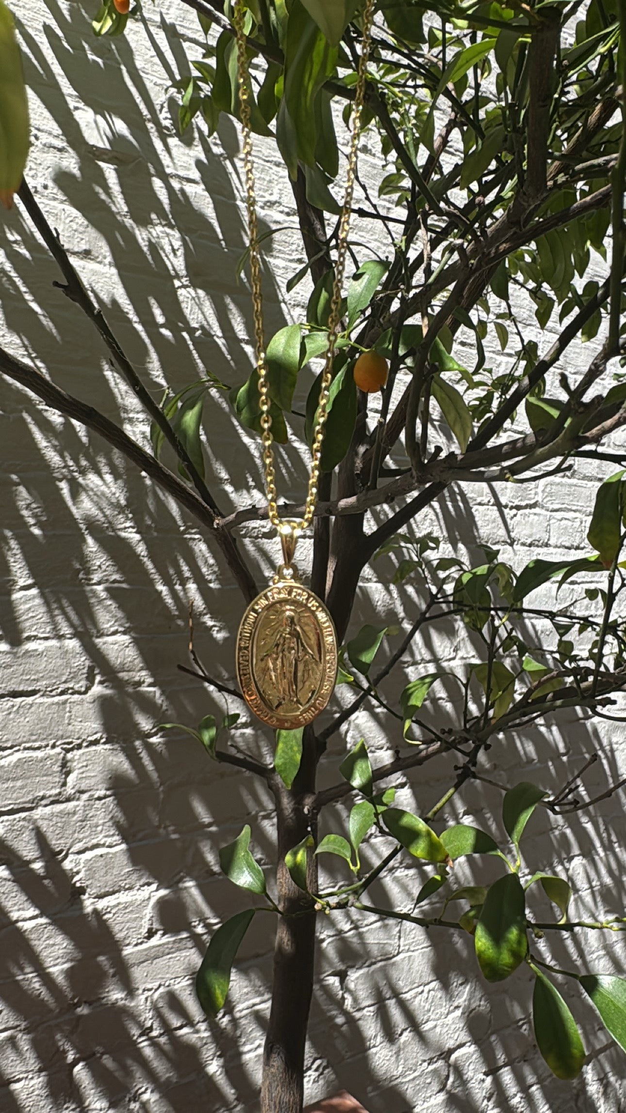 Ave Maria Pendant (Large)