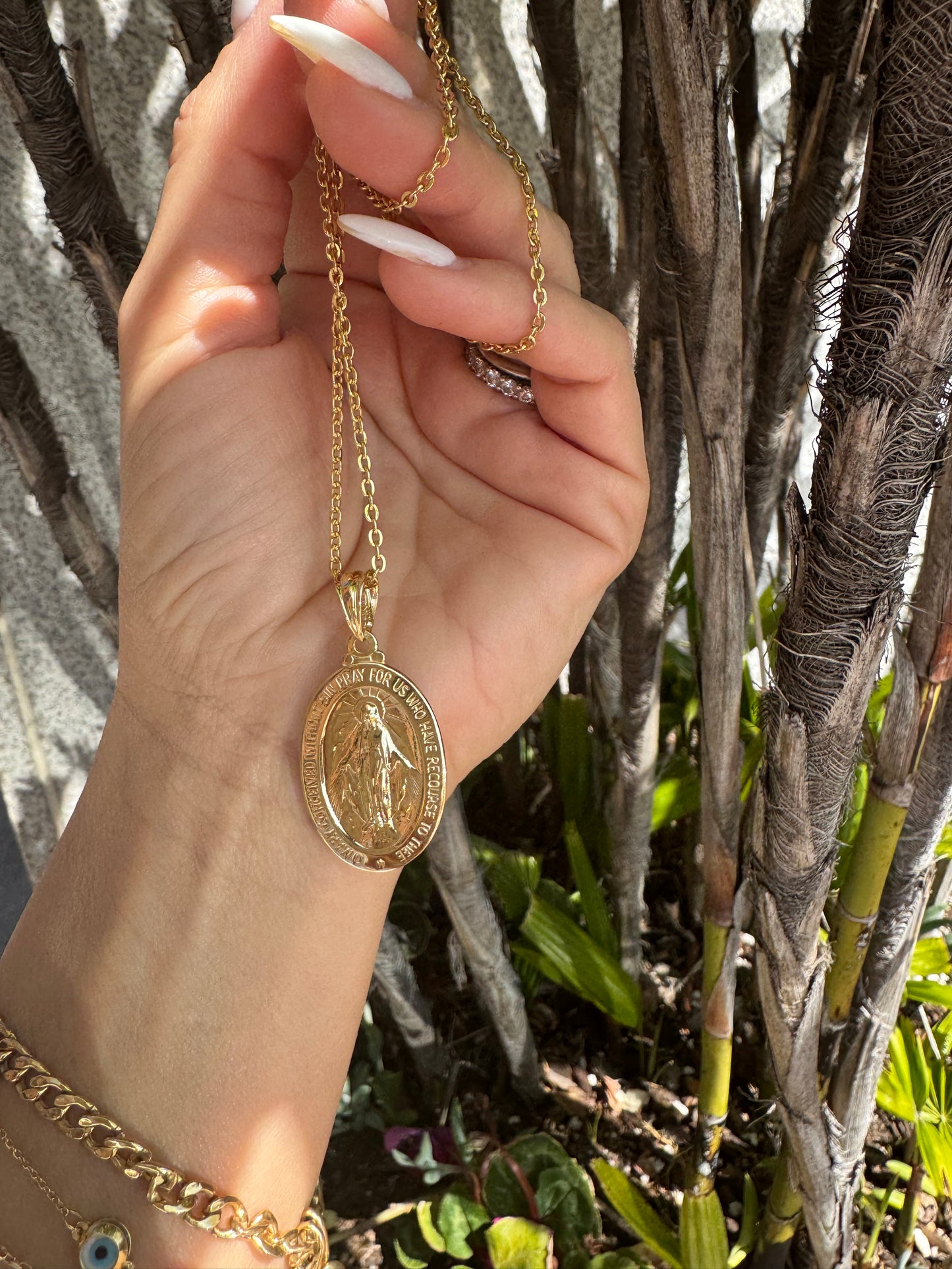 Ave Maria Pendant (Large)