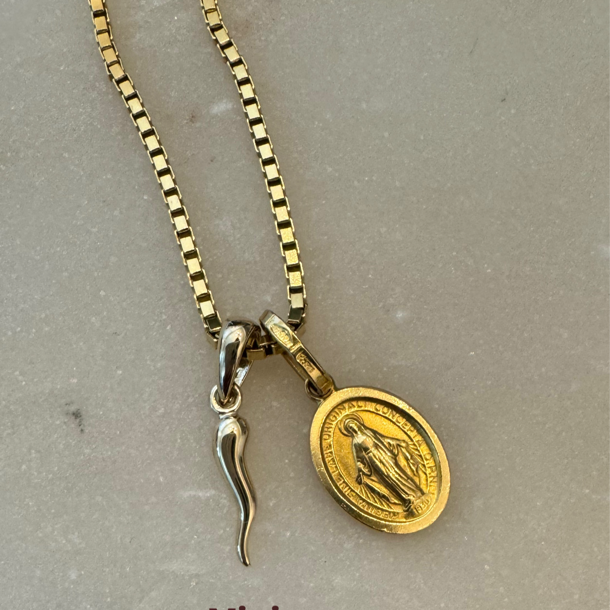 Lucia Italian Cornicello Charm