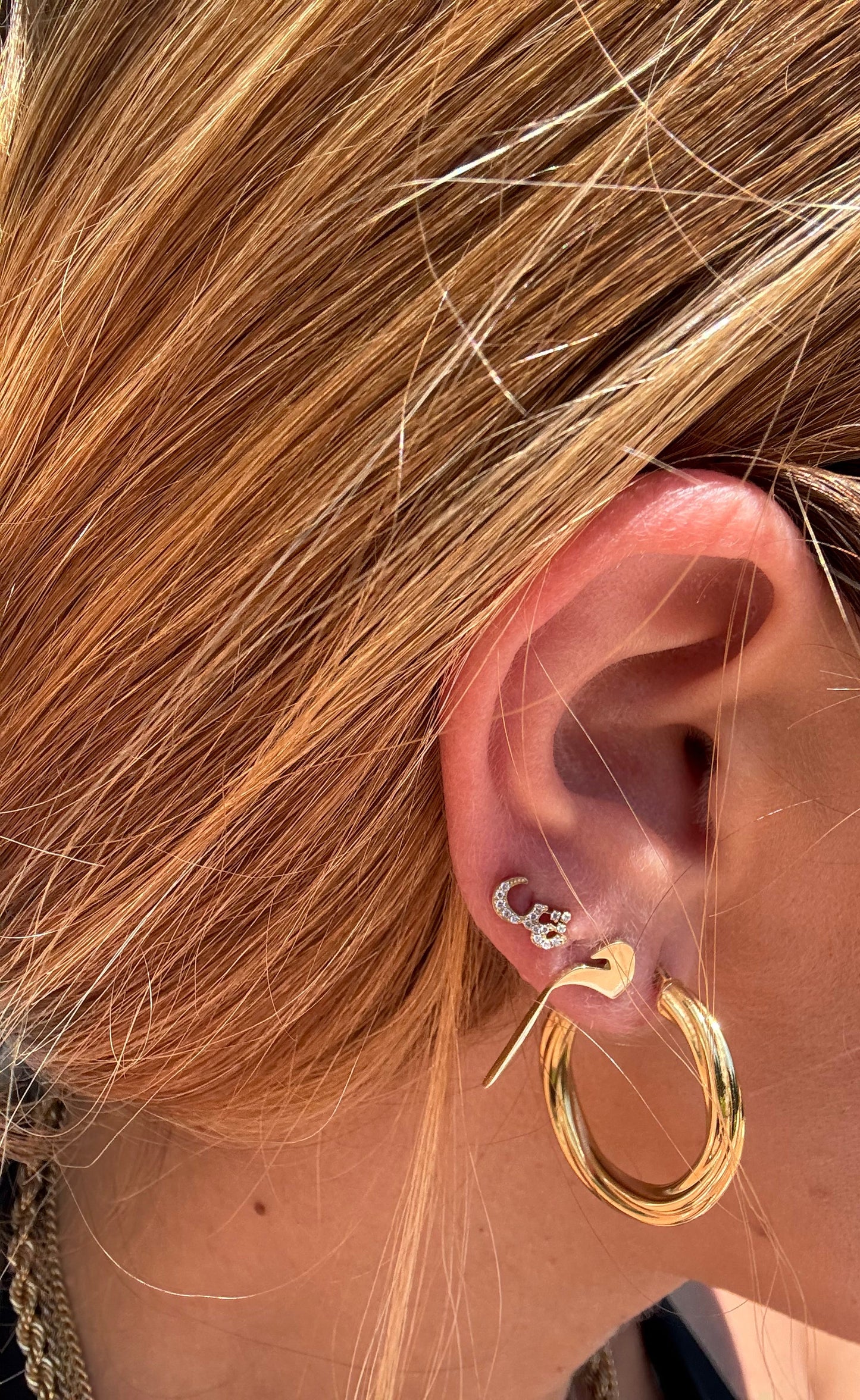 Arabic Letter Stud Earring