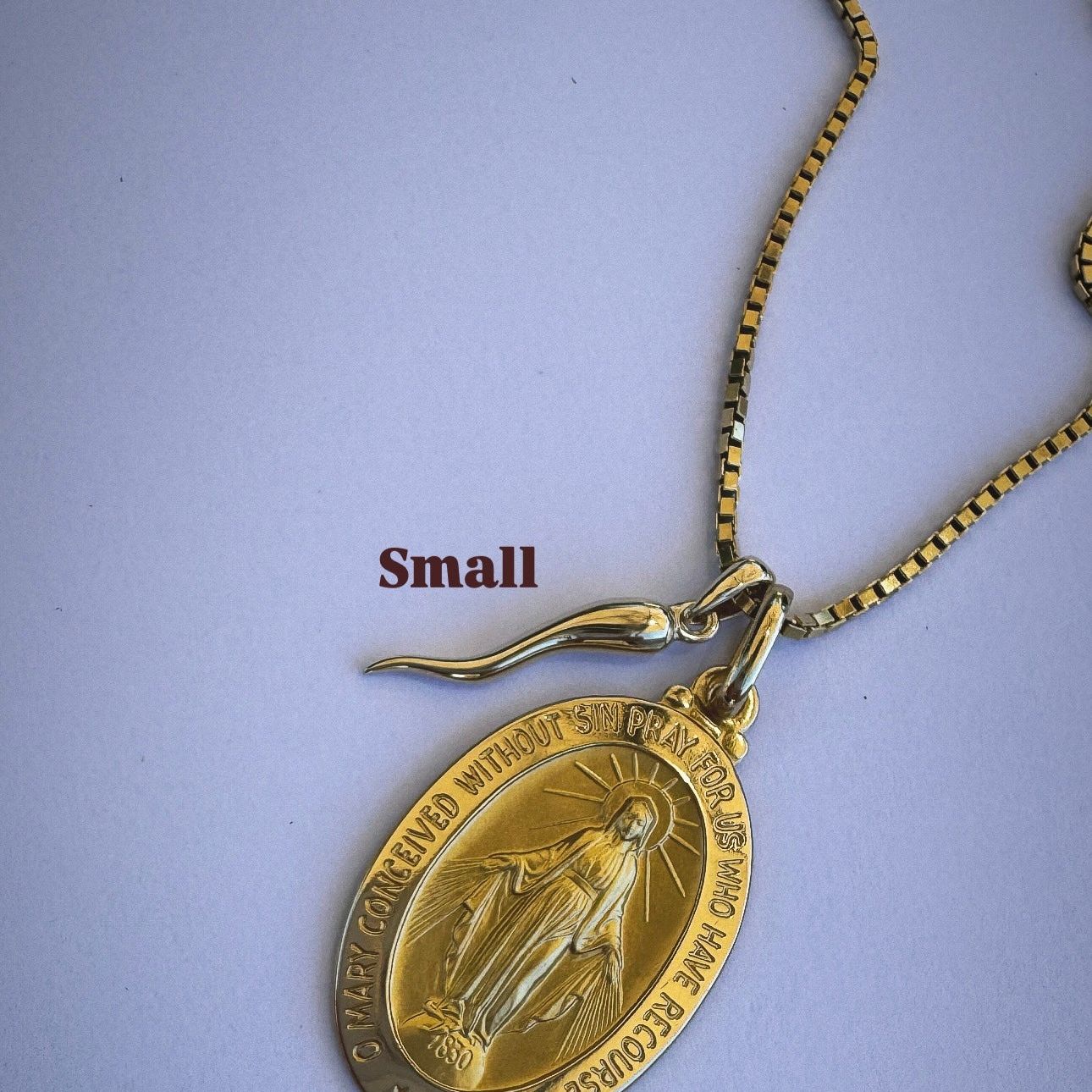 Lucia Italian Cornicello Charm