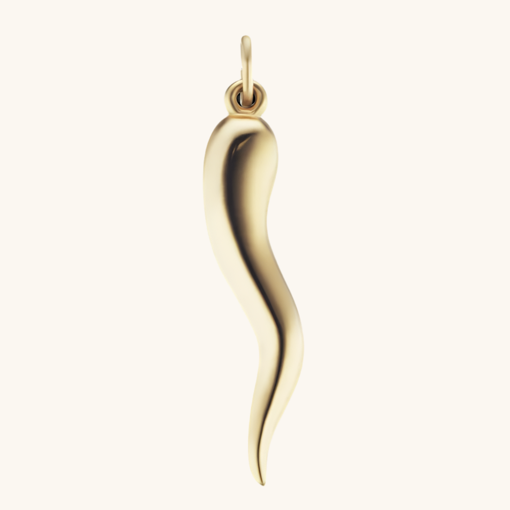 Lucia Italian Cornicello Charm